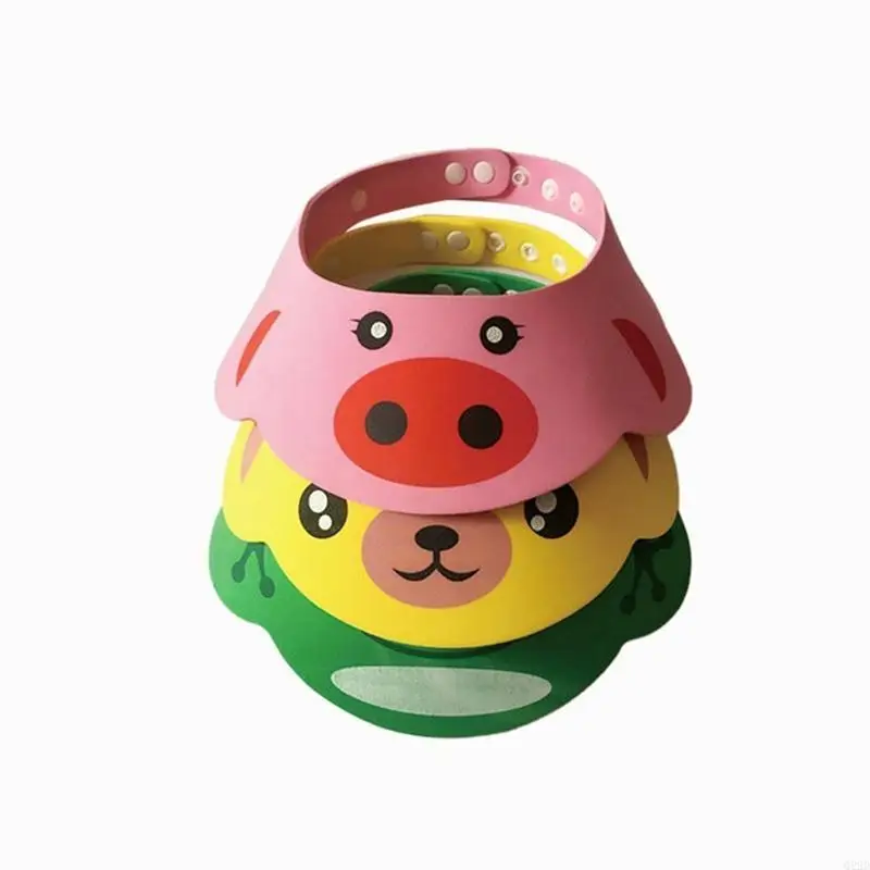Q22D Kids Bath Visor Hat Disesuaikan Topi Baby Shower Protect Shampoo Baby Care Shield