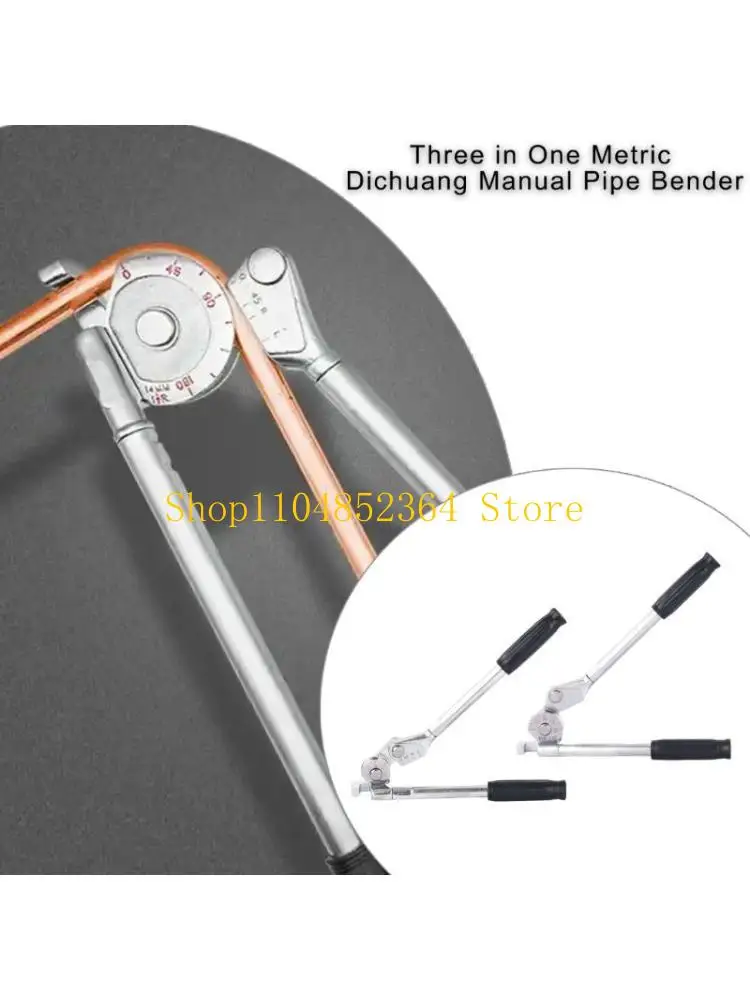 

652F Manual Tube Bender 6mm/8mm Pipe Bending Capacity 180 Degrees For Aluminum Stainless Pipe Bending Machine Tool
