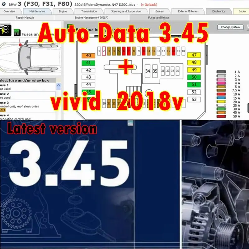 Auto Data 3.45 Auto Repair Software Vivid Workshop Data Atris-Stakis Technik 2018.01V Multi languages Polish Spanish Link HDD