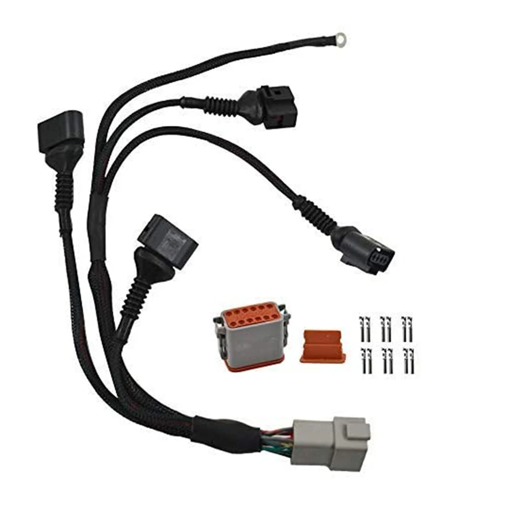 1.8T Ignition Coil Wiring Harness Loom for 1997-2006 TT A4 Quattro Golf Jetta P at Beetle 1.8L Turbocharged