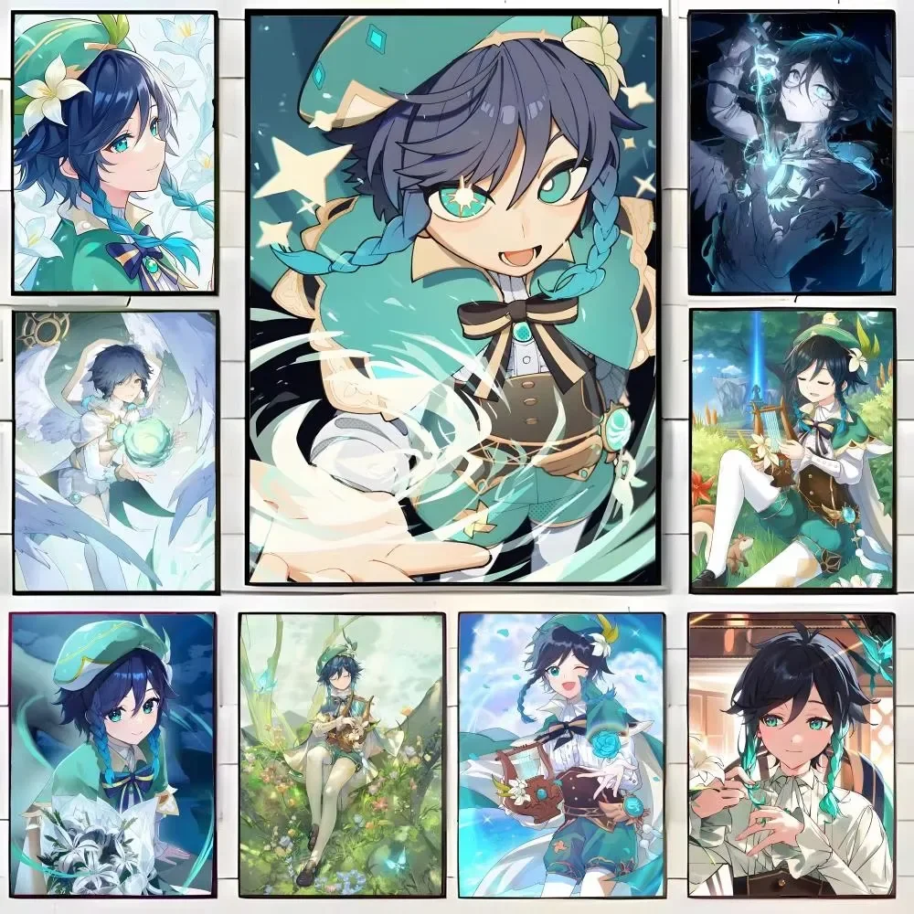 Diamond Painting Hot Game G-Genshin I-Impact V-Venti Cute Mosaic Handmade Art Round/Square Diamond Exquisite Gift Home Decor