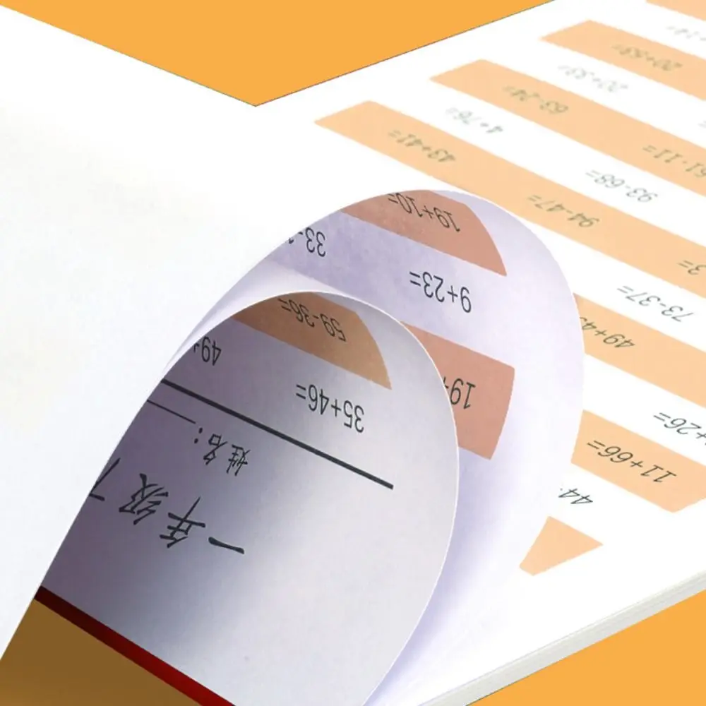 Multiplication Division Arithmetic Exercise Books Quick Calculation Addition Subtraction Mathematics Workbooks Studying Thicken