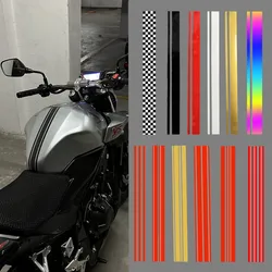 Motorcycle Sticker Vintage Strips Fuel Tank Decal Antique Reflective Dashed line Helmet Sticker Racer Mud Board Decoration
