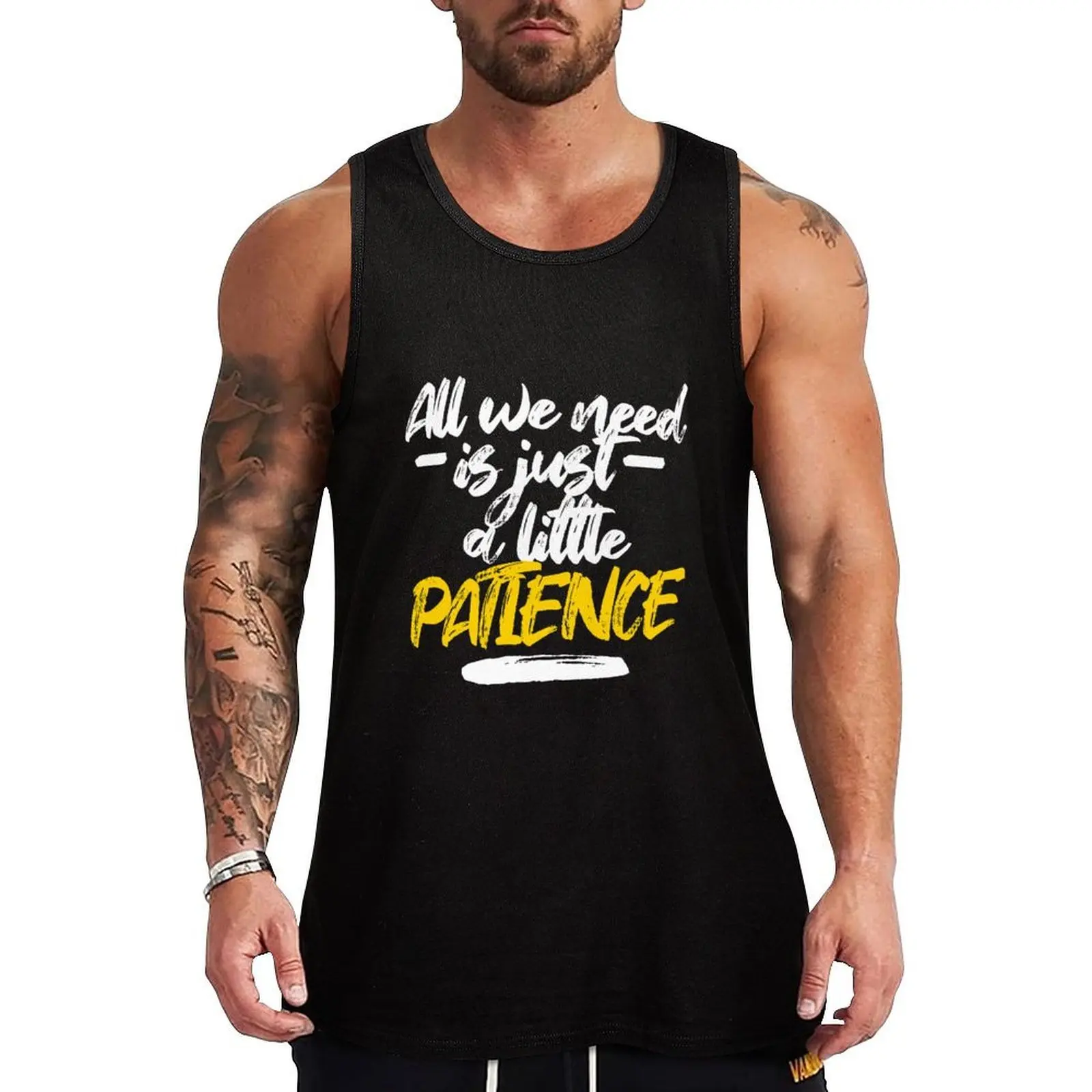Todo lo que necesitamos es un poco de paciencia (Patience Lyrics) Camiseta sin mangas estilo urbano Camiseta sin mangas informal