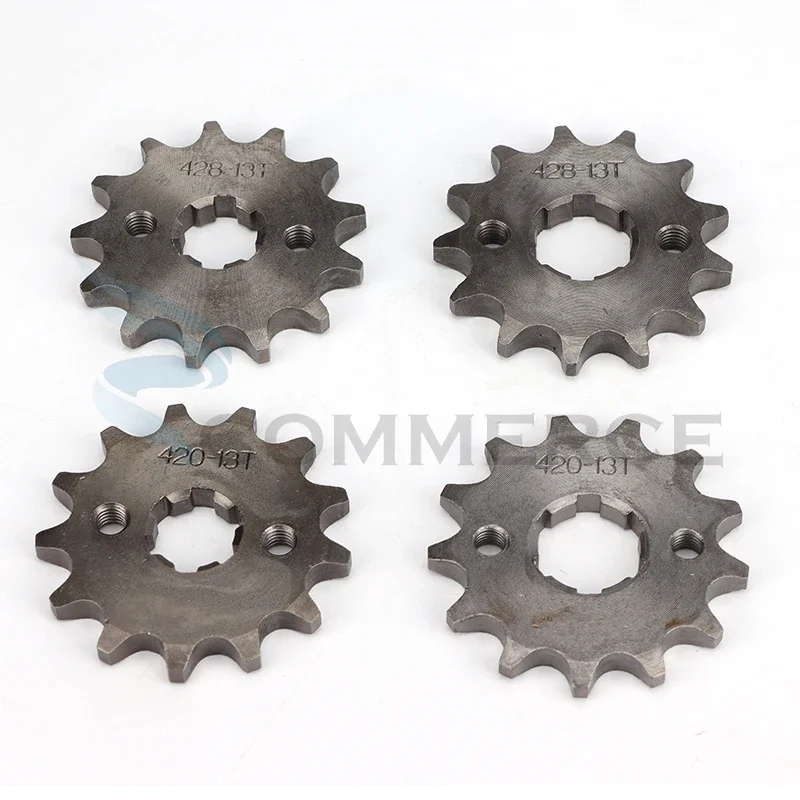 420 Chain 10 11 12 13 14 15 16 17 18 19T 20MM Front Engine Sprocket Cog For 50-125cc Motorcycle  Pit Dirt Bike ATV Go kart Quad