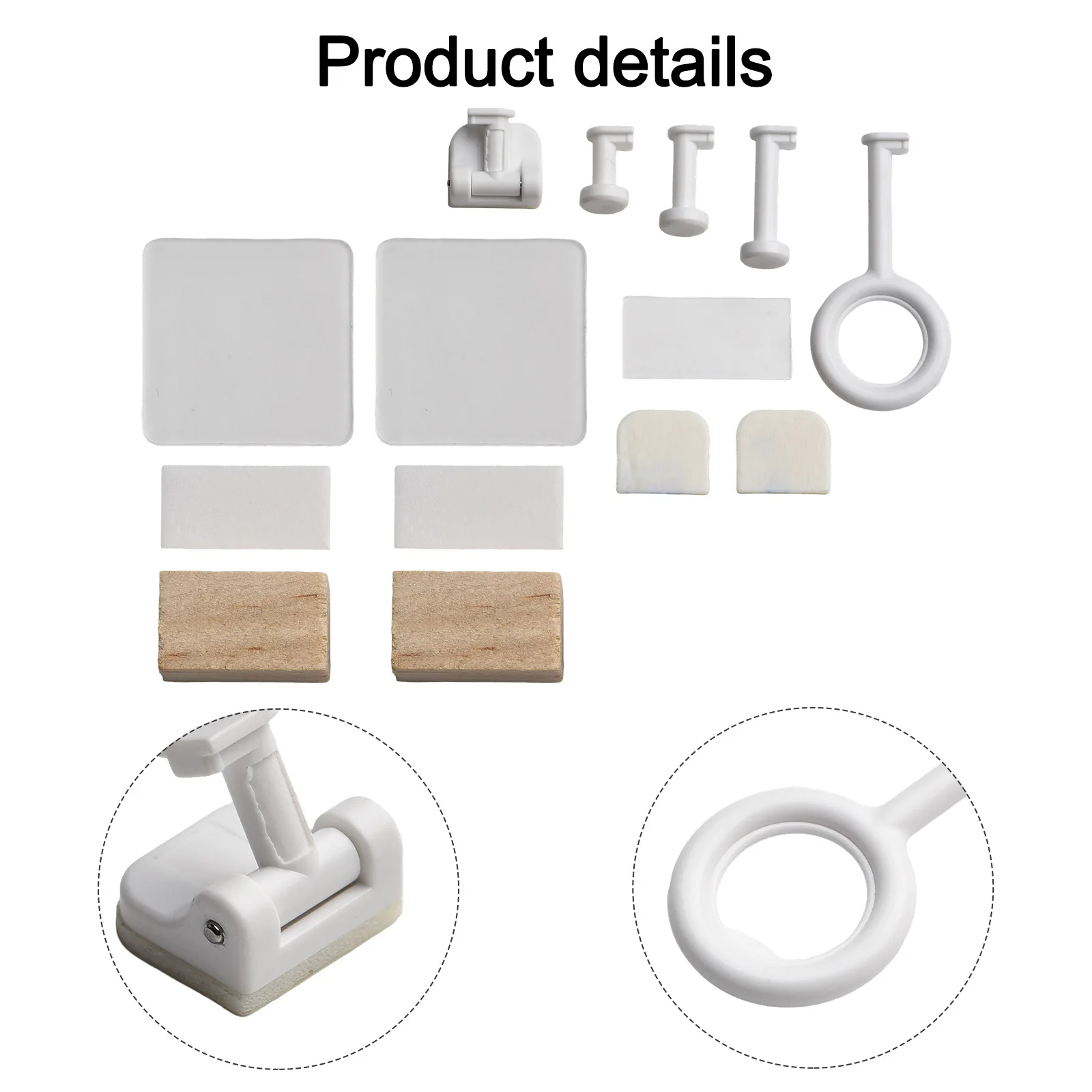 Finger Robot Smart Switch Button Pusher featuring Customizable Movements Five Interchangeable Striking Heads and Support Block