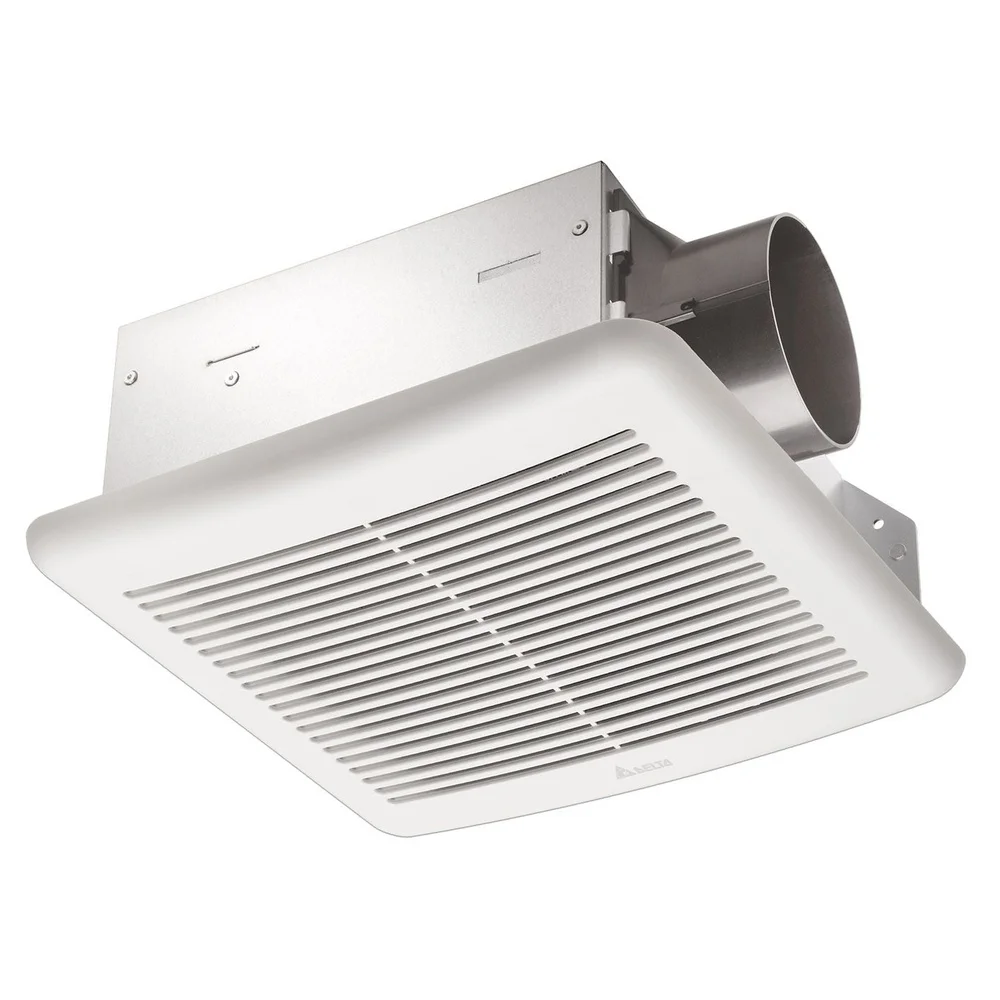 

Тонкий вытяжной вентилятор для ванной комнаты, 50 куб. футов в минуту, тихая работа, энергосберегающий двигатель постоянного тока, модернизация, потолочное настенное крепление, внесенная в список UL