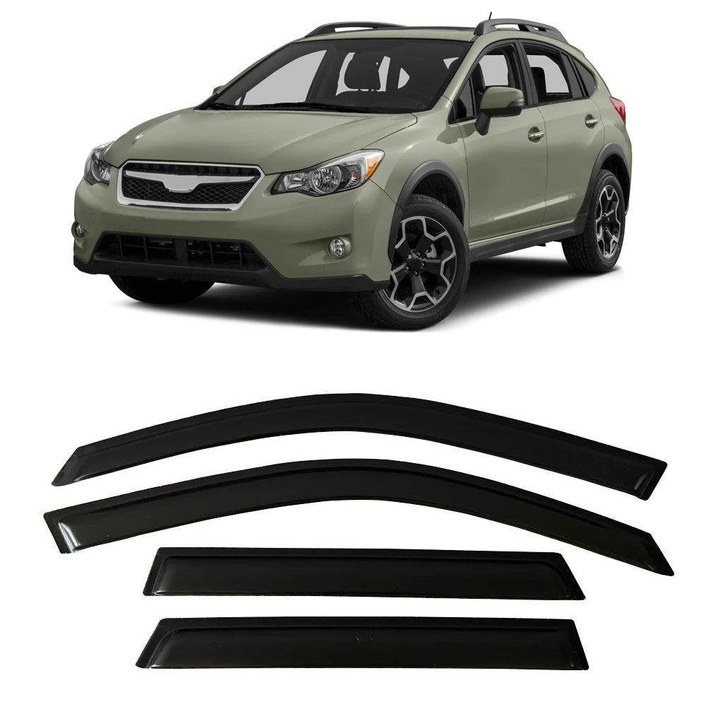 Window Visor for SUBARU Crosstrek GP XV 2012 2013 2014 2015 2016 2017 Wind Deflectors Rain Guards Door Visor Vent Shades