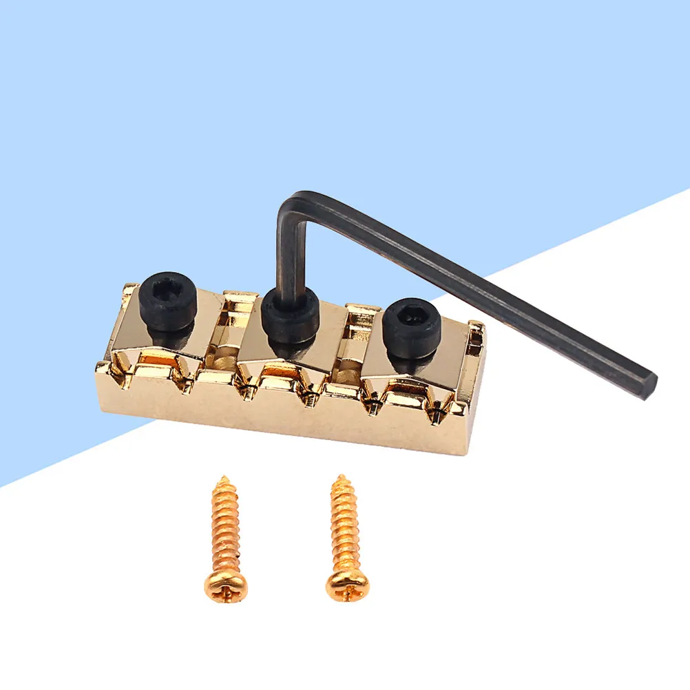 42Mm Premium Guitar Locking Nut Zinc Alloy String Lock for Replacement Parts Improved Sustain Tuning Stability Easy