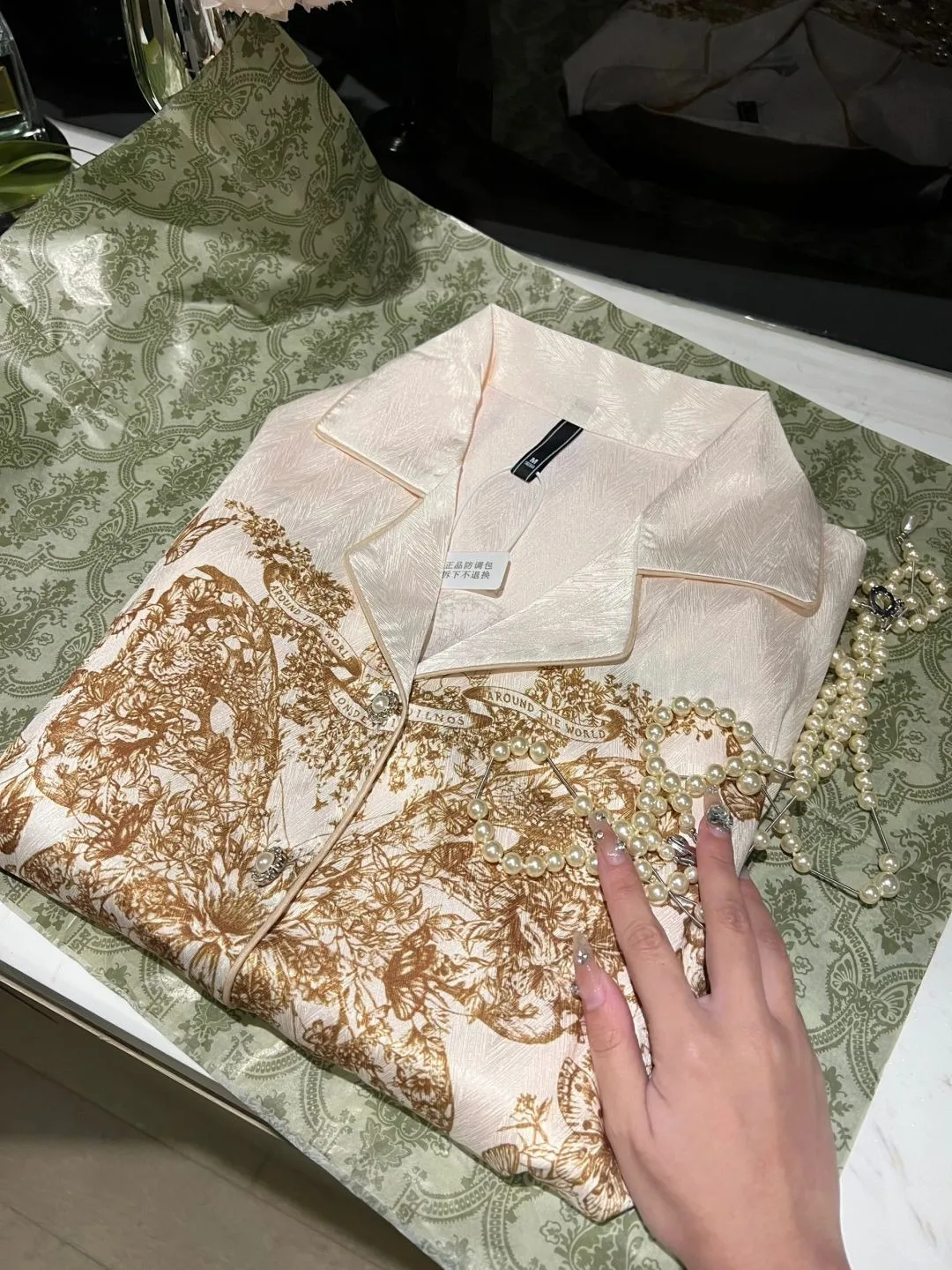 Silk Satin Sleepwear Women's Long Sleeve Home Clothes Set Luxury Feel Summer New Arrival Comfortable Breathable Nightgown