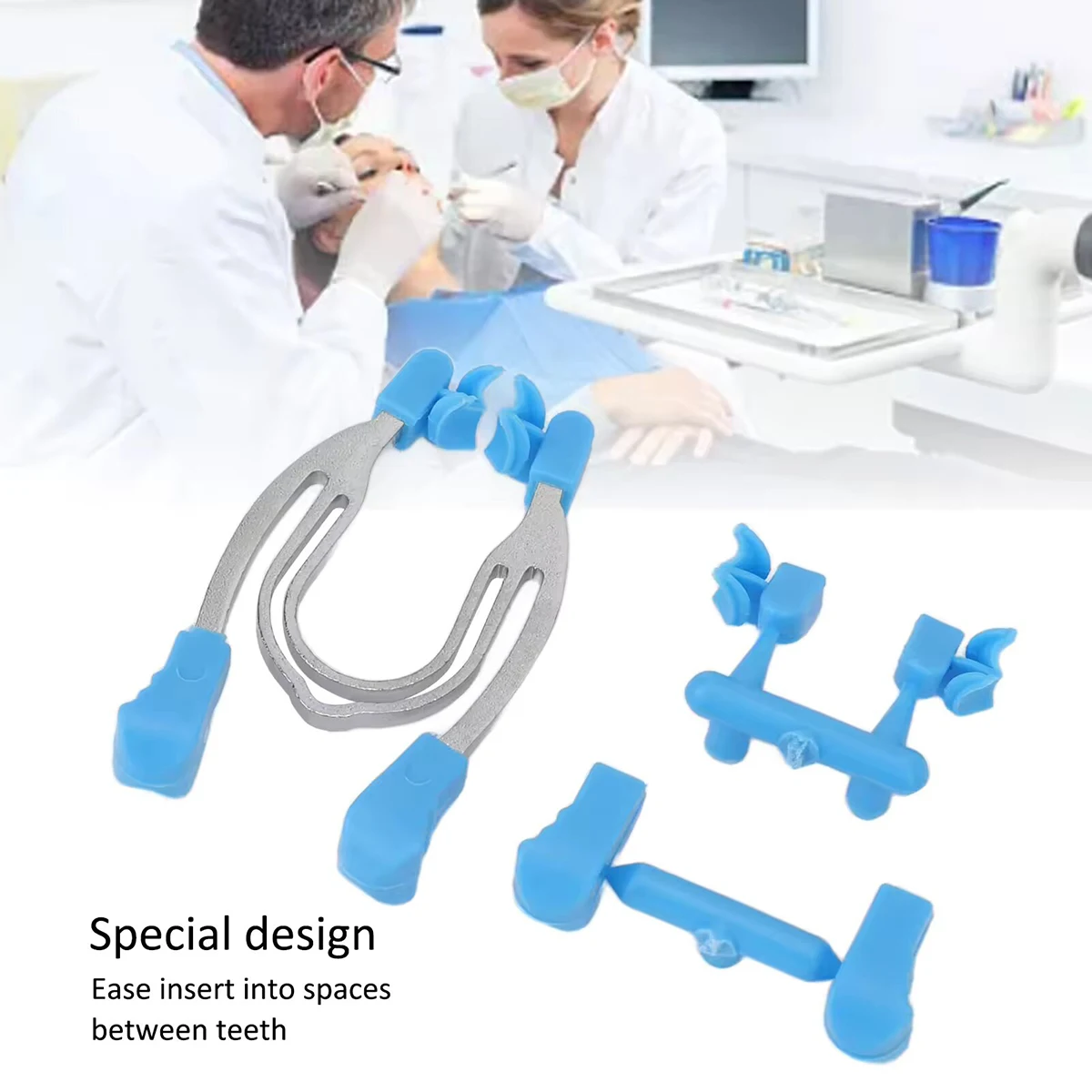 Hochtemperaturbeständige Zahnmedizinische Sektional-Konturmatrizen-Klammern-Set, Krankenhaus-Zahnklemmen, Dentalmatrizen-Klammern – Detail 2