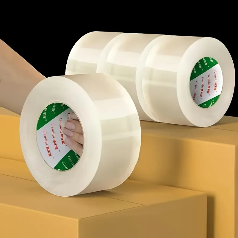 1 Stück Verpackungsklebeband, transparent und vielseitig einsetzbar für Büro, Zuhause und Schultransport. Eine Rolle Packband