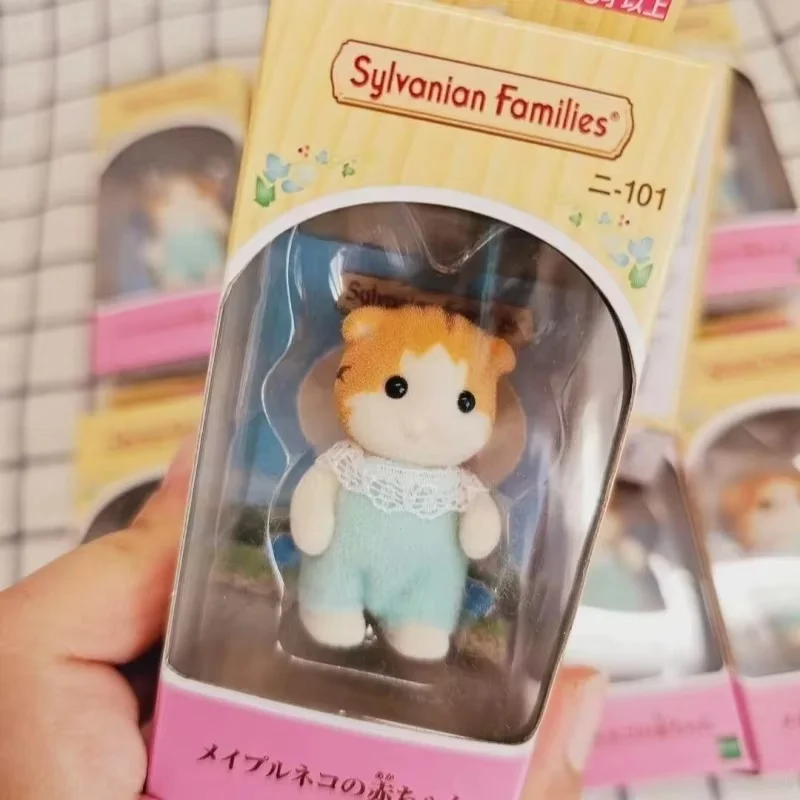 In Stock Original Sylvanian Families Action Figure Standing Posture Baby Series Toy Accessories And Pendant Room Decora Gift Toy