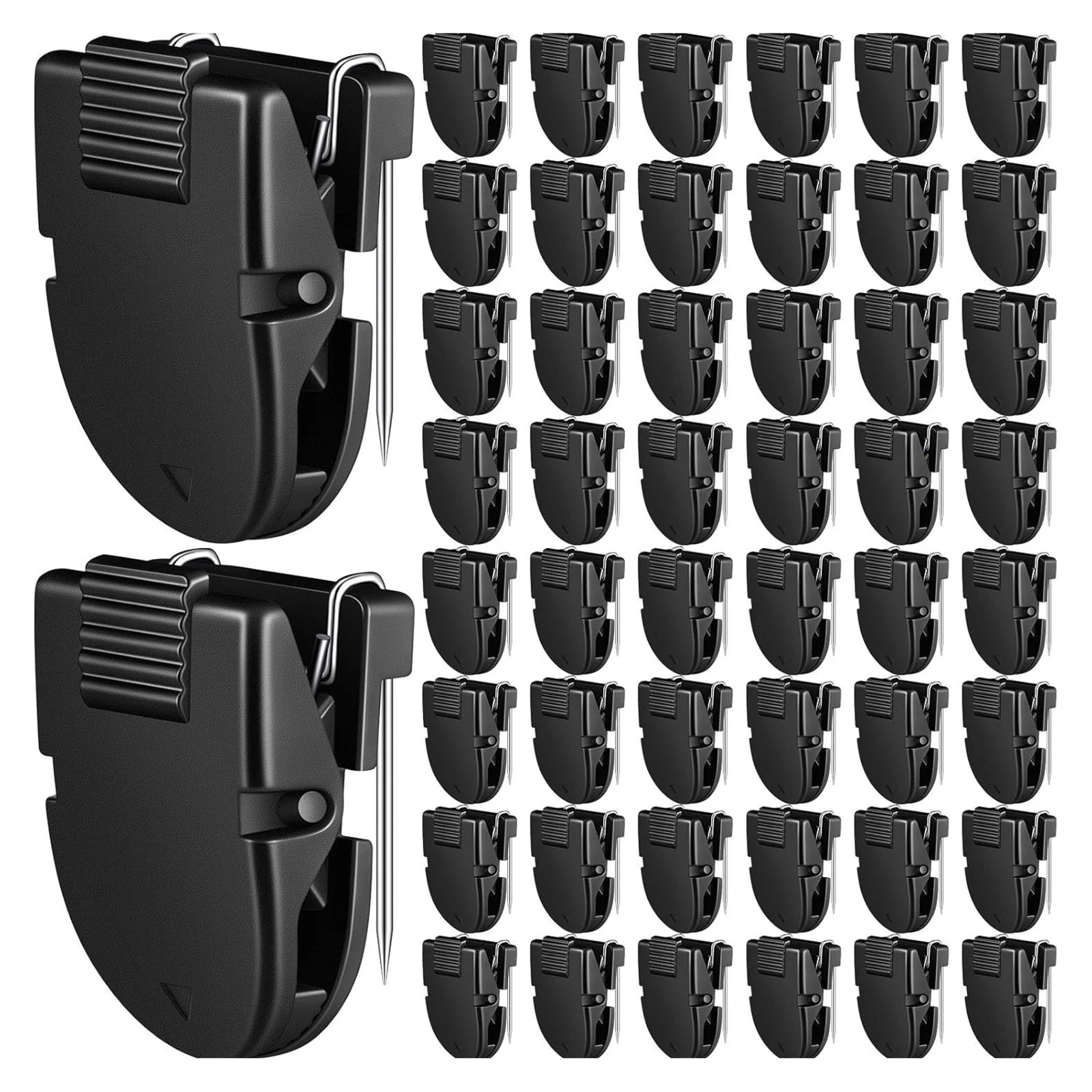 25/50Pcs Fabric Panel Clips Heavy Duty ABS Plastic Organizers for Office Bedroom Partition Dividers Durable Space Saver