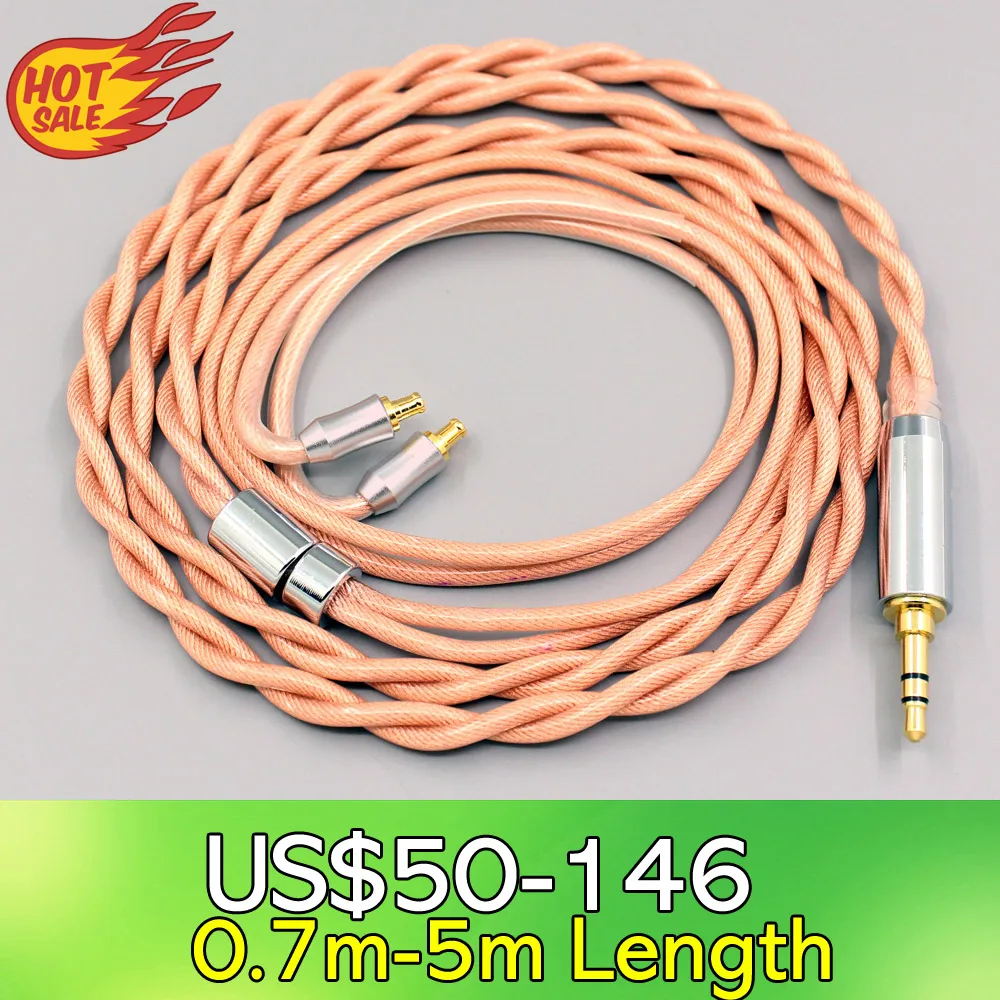 

Type6 756 core Shielding 7n Litz OCC Earphone Cable For Audio Technica ath-ls400 ls300 ls200 ls70 ls50 e40 e50 e70 31 LN007979