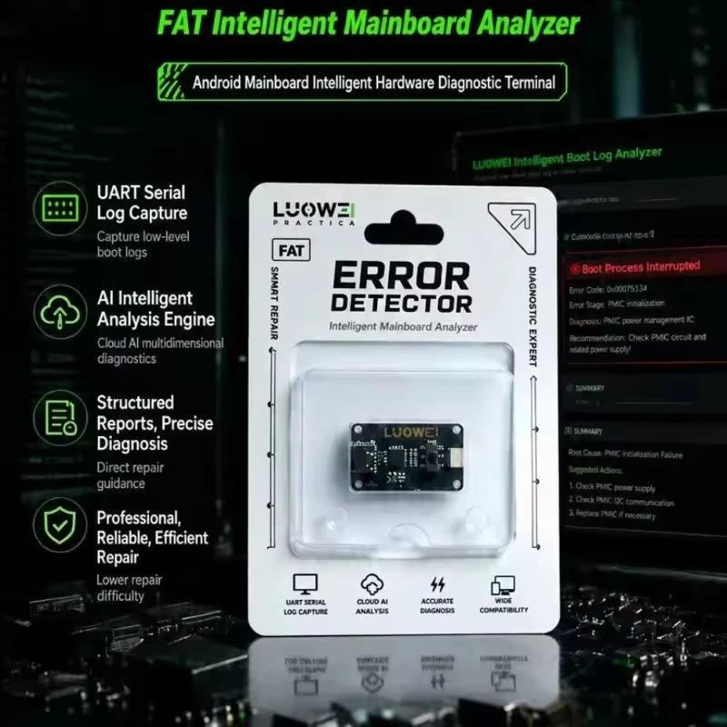 LUOWEI LW-FAT Mainboard Error Fault Detector Intelligent Motherboard Analyzer UART Log Capture Tool