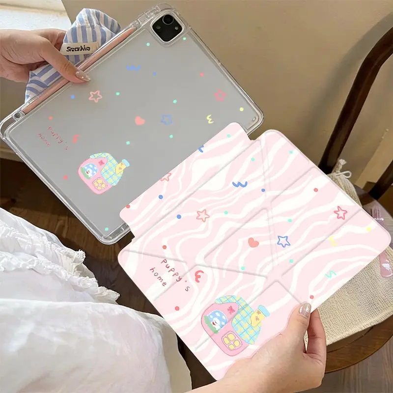 Anti-Bending 3+Y Fold Case For OnePlus PAD2 12.1 OPPO PAD Air2 11.4 OPPO PAD Air 5 12.1 OPPO PAD 2/3 11.6 PAD5/6 12.1