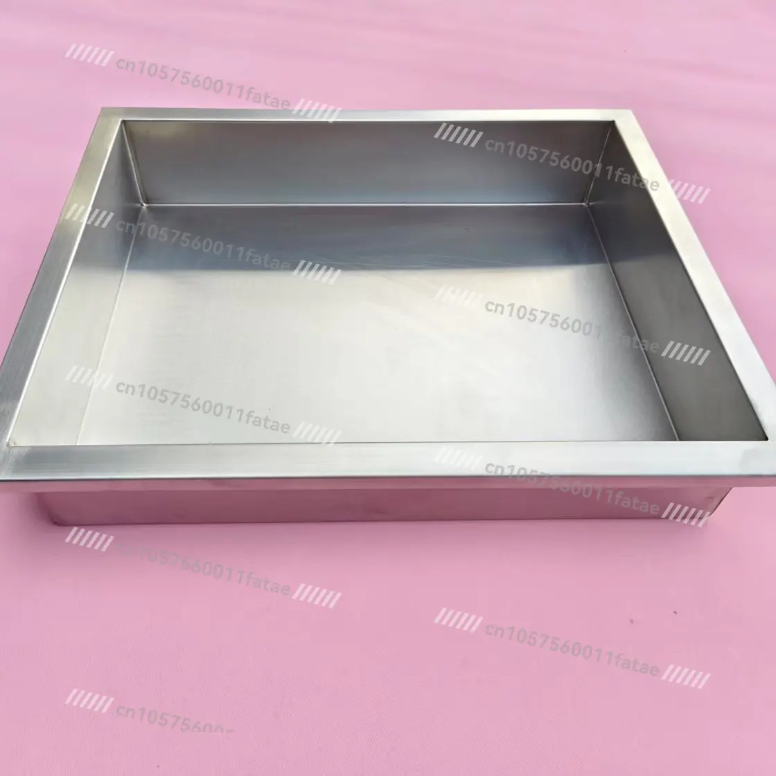 

Stainless Steel Handmade Plate, Cooked Meat and Vegetables Display Plate, Water and Oil Storage Plate