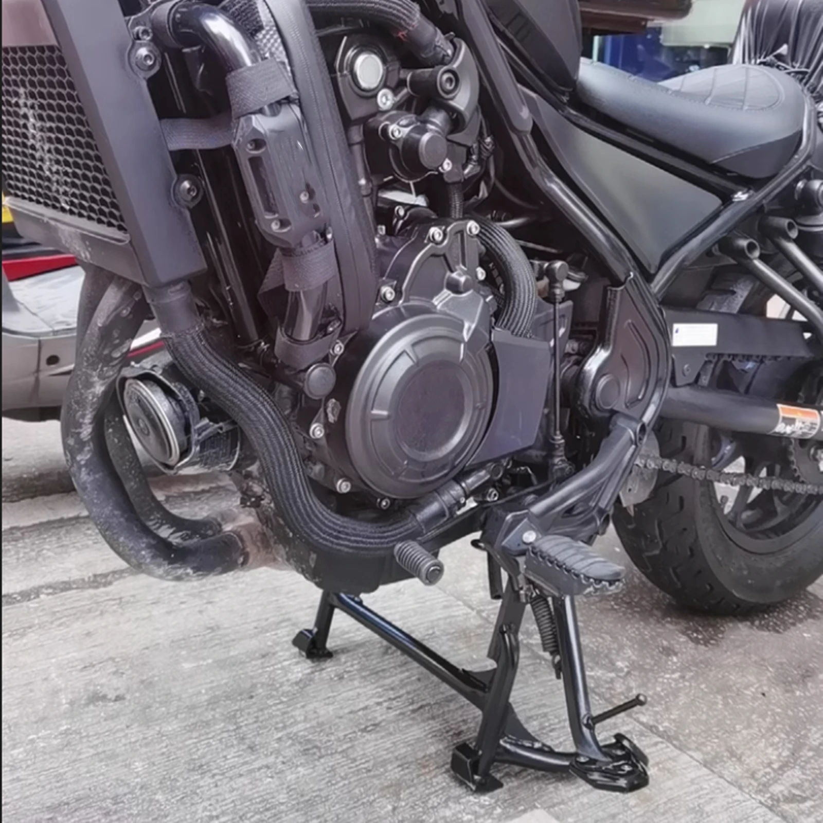 

For Honda Rebel CMX300 CMX500 2017-2024 Motorcycle Middle Kickstand Center Stand Holder Support Bracket CMX 300 500 Accessories