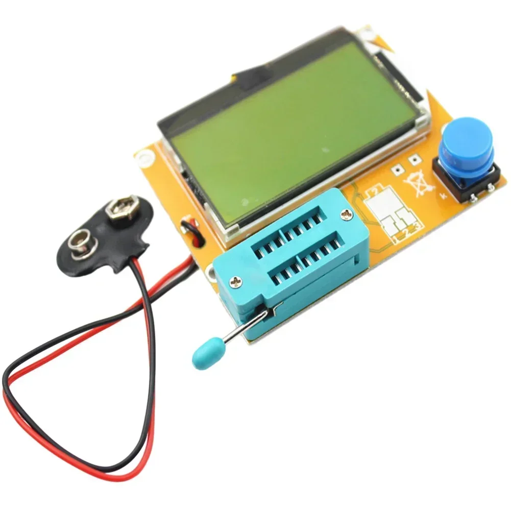 Imagem -02 - Instrumento Transistor Tester Power-on Tester Esr Medidor Gráfico Acabamento com um Clique Operação Transistor Tester