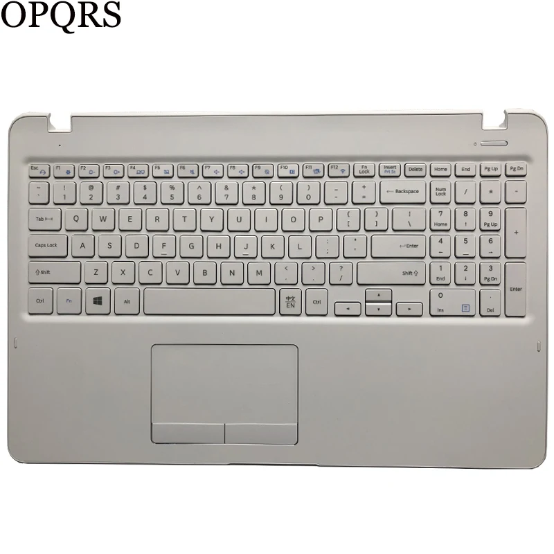 

for samsung BA98-00997B US laptop keyboard with white palmrest upper cover