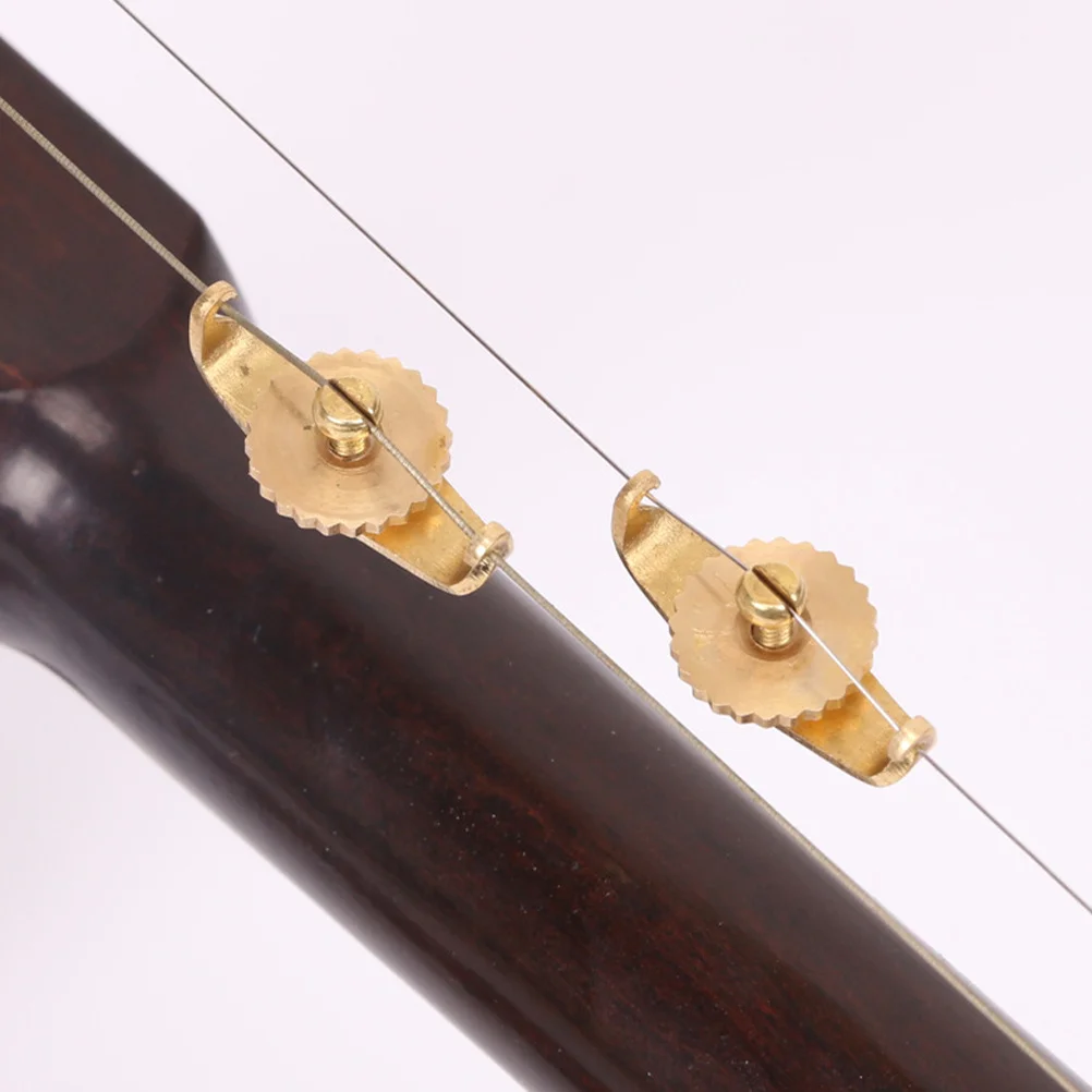 2 قطعة موالف Erhu المعدني أداة ضبط أداة الكمان المهنية تصميم ضربة المحمولة لآلات الوترية موسيقى النحاس
