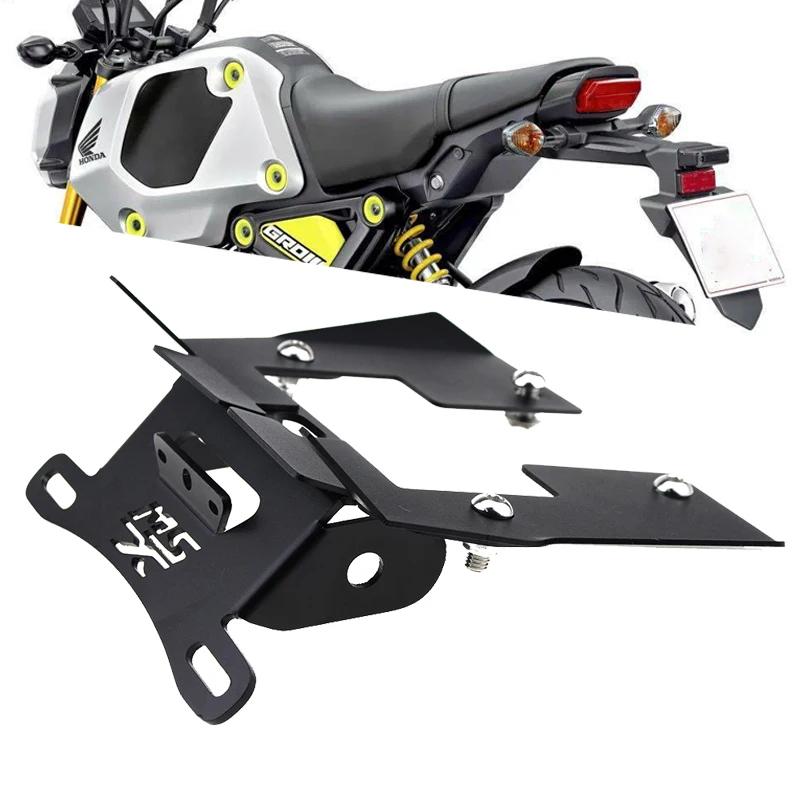 

For HONDA MSX 125 SF/Grom MSX125 License Plate Holder LED Light Motorcycle Accessories Rear Fender Eliminator