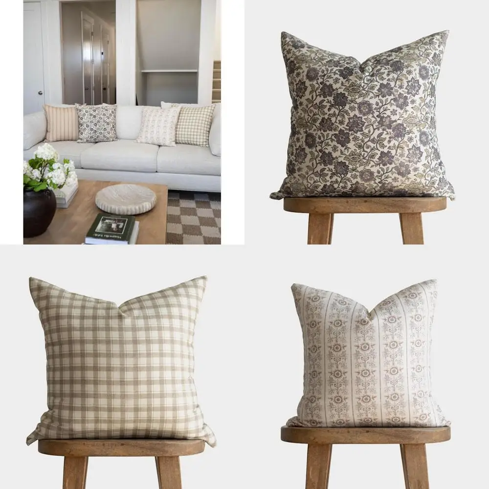 

Элегантные и стильные наволочки размером 18x18 — упаковка из 4 штук, прочные и моющиеся, трансформируйте свой дом