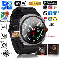 2025New Watch 8 Ultra 5G Call Smart Watch 480*480 Screen SmartWatch Heart rate Camera NFC GPS Compass 1480mAh Sports Smartwatch
