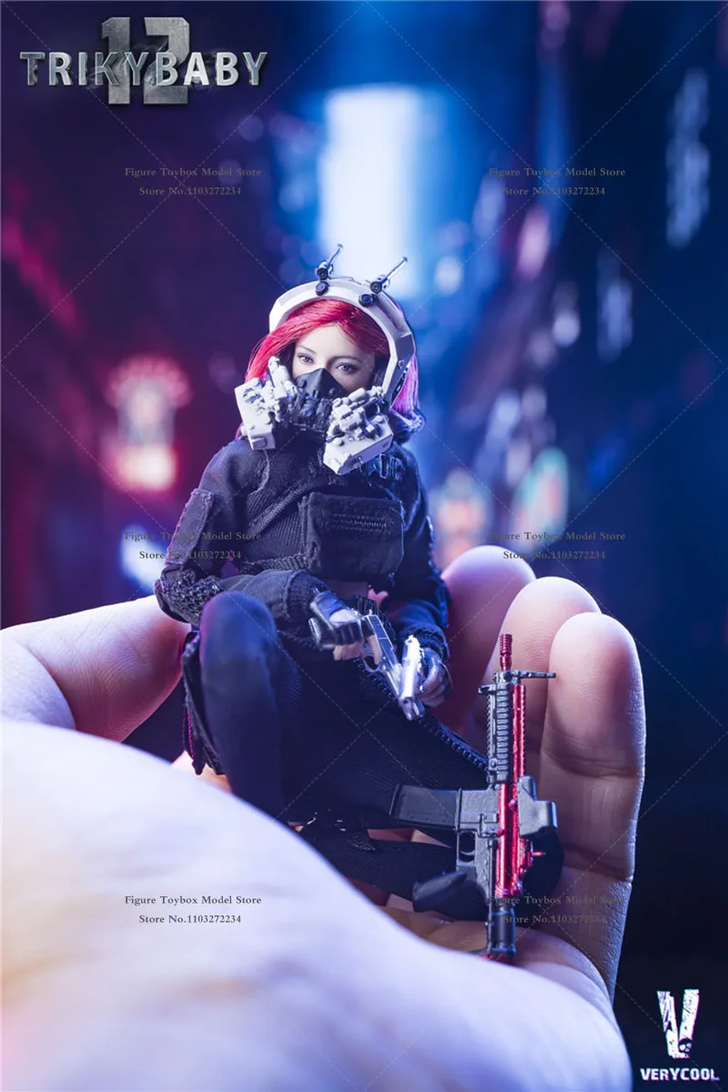 Limited VERYCOOL VCF-3006 1/12 Trickybaby 12 Hong Girl Agent Movable Action Figure 6” Full Set Soldier Model Hobby Toy Gift