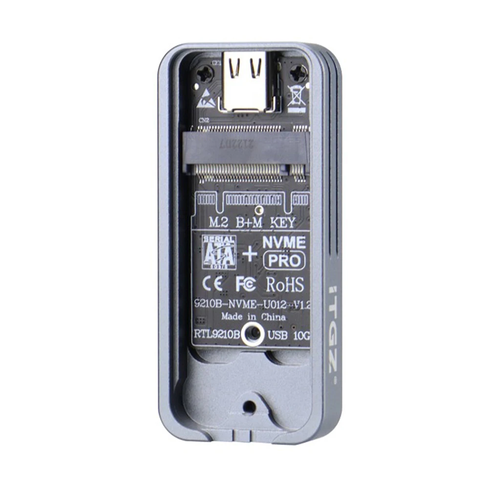 

Внешний корпус для SSD M.2 NVMe/NGFF, USB3.2 Gen2, M-key, из алюминиевого сплава, для твердотельных накопителей M.2 2230/2242