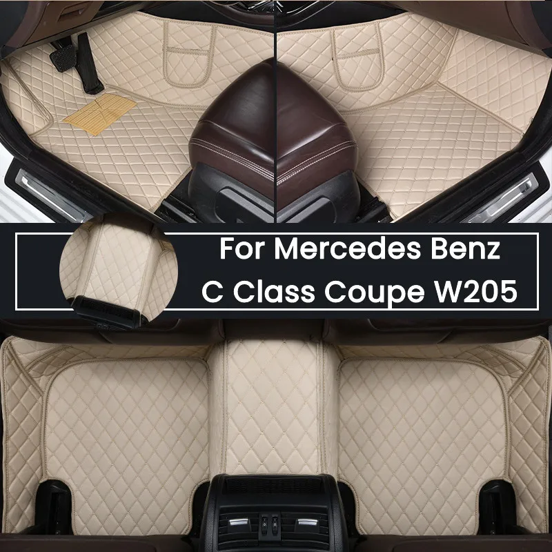 

Car Floor Mats For Mercedes Benz C Class Coupe W205 2015~2022 Anti-dirt Pads Accesorios Para Auto Mats Car Accessories Interior