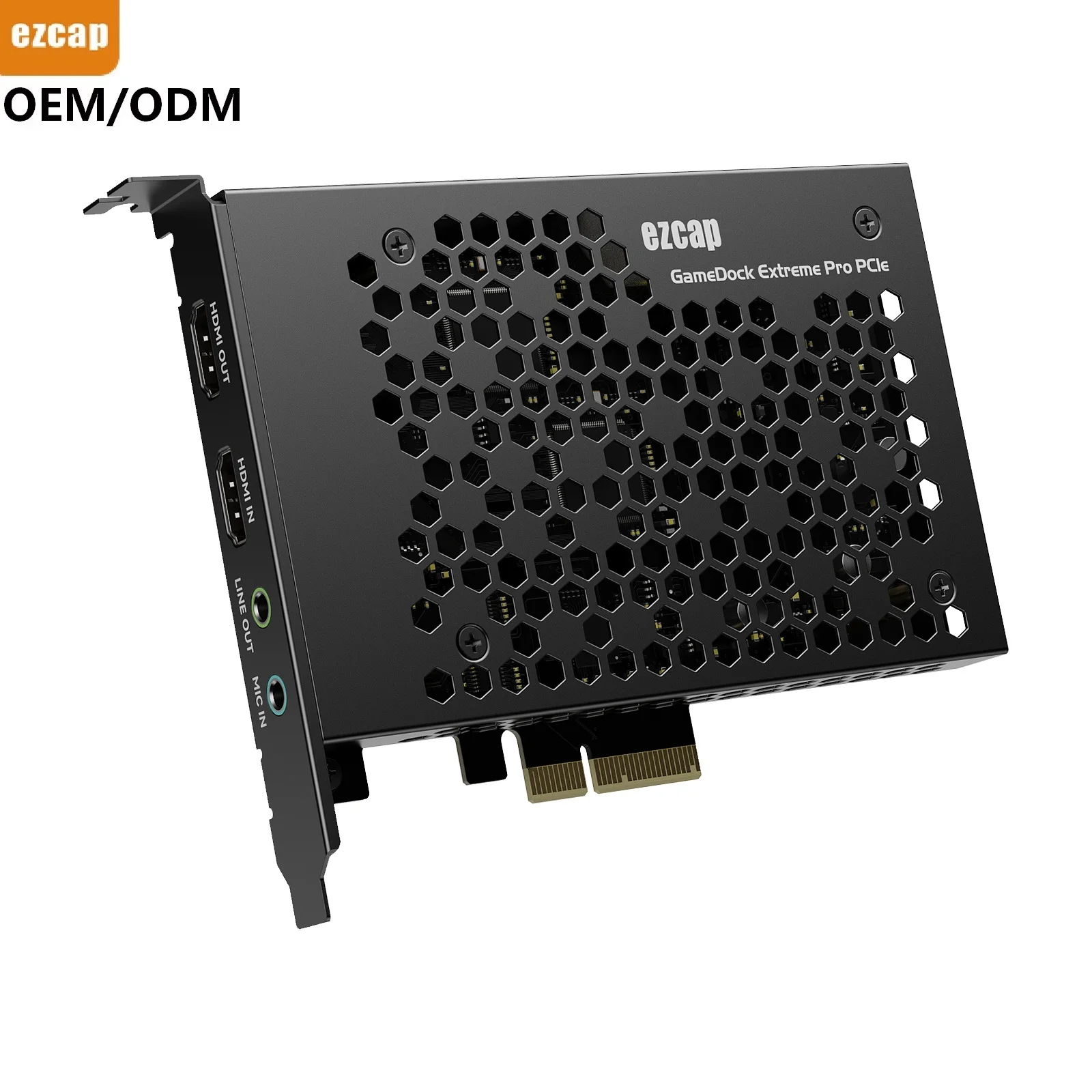 2026 new ezcap406M GameDock Extreme Pro PCIe Real 4K60 HDR VRR PCIE Video Capture recorder card 4K video capture 2160p144 record view 2