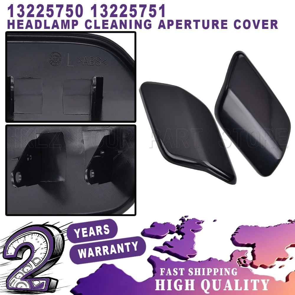 Easy Installation Car Accessories New For Opel Astra H A04 L70 Front Bumper Headlamp Cleaning Aperture Cover Left Right Black