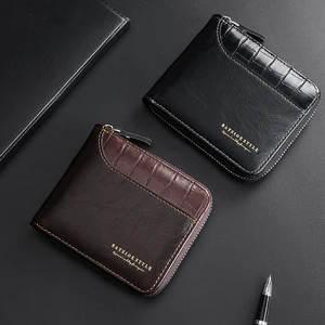 Luxury leather wallet for men, card holders, coins pocket, RFID wallets, money bag, men's bag, gifts 10 Main Sales luxury luxury - №8