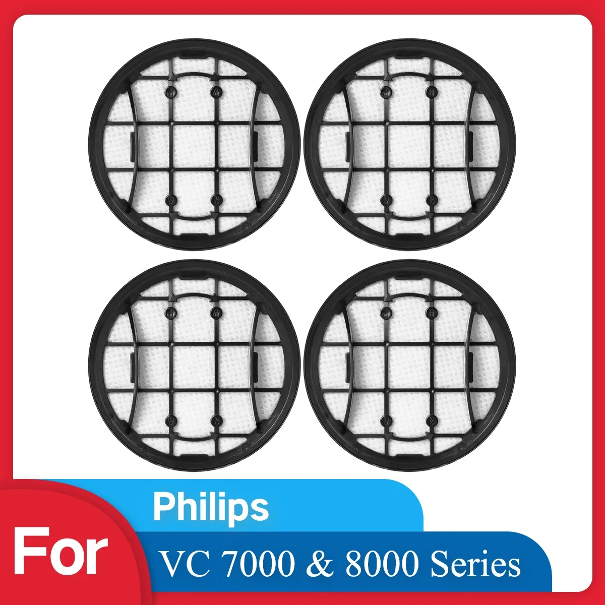 

Replacement Filters for Philips Vacuum Cleaner VC 7000 & 8000 Series (XC7053, XC7055, XC7057, XC8055, XC8057)