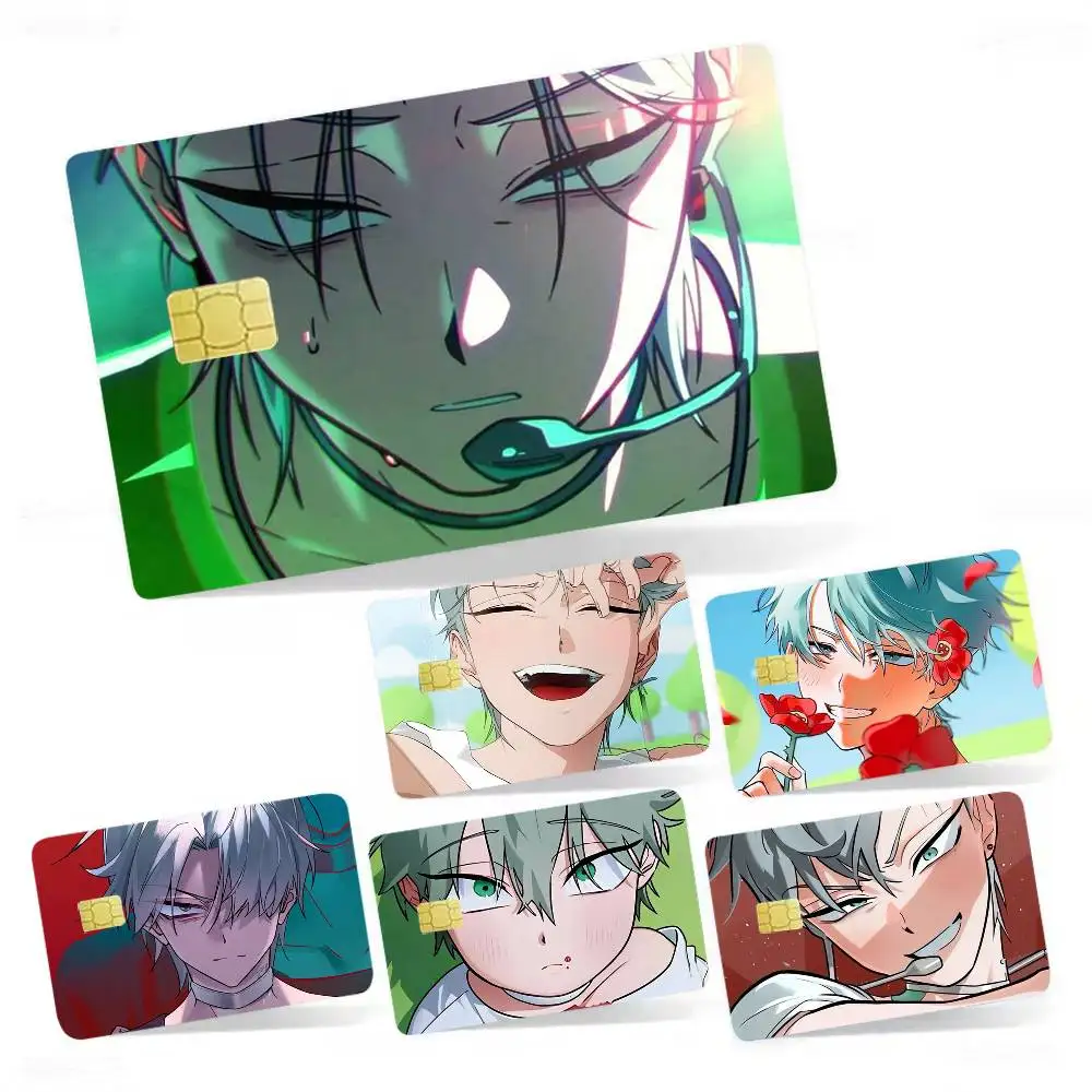 A-Alien Stage T-Till 4pcs 1Set Card Stickers Small Waterproof Chip 4PCS Card Sticker Anti-Scratch