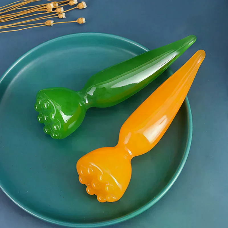 

Face Massage Tools Eyes Acupunctur Point Pen Gua Sha Face Skin Care Massager Sticks Lotus Seedpod Shape Facial Lifting Beauty