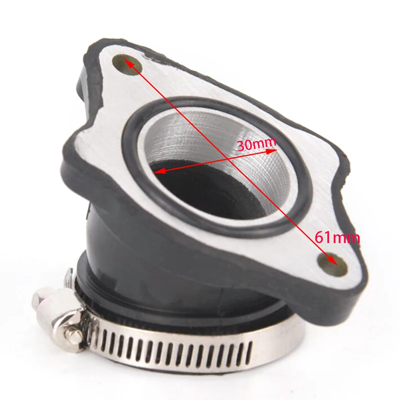 30mm Carburetor  Manifold Boot for CG200-250cc Engines – Air Leak Prevention for ATV, Dirt Bike & Go Kart Performance - view 3