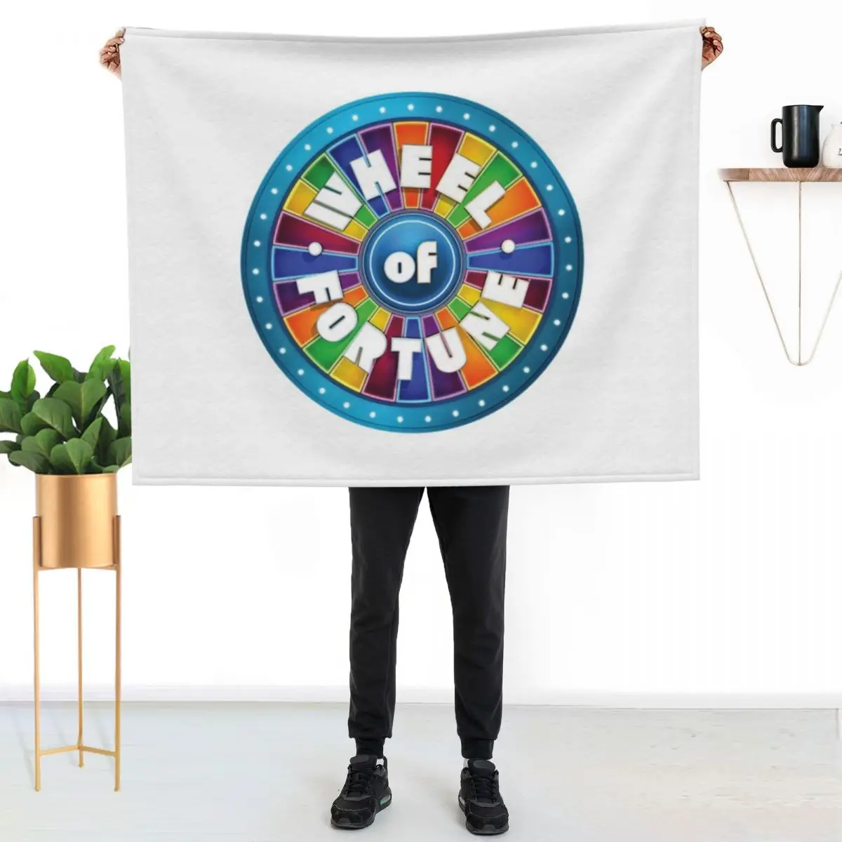 Wheel of Fortune Throw Blanket Loose blankets ands Decorative Sofa manga sofa bed Thin Blankets