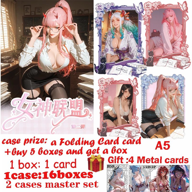 

Goddess Alliance Rose Gold A5 Metal Board Goddess Story Collection Anime Game Girl Party Swimsuit Party Doujin Toy Hobby Gift