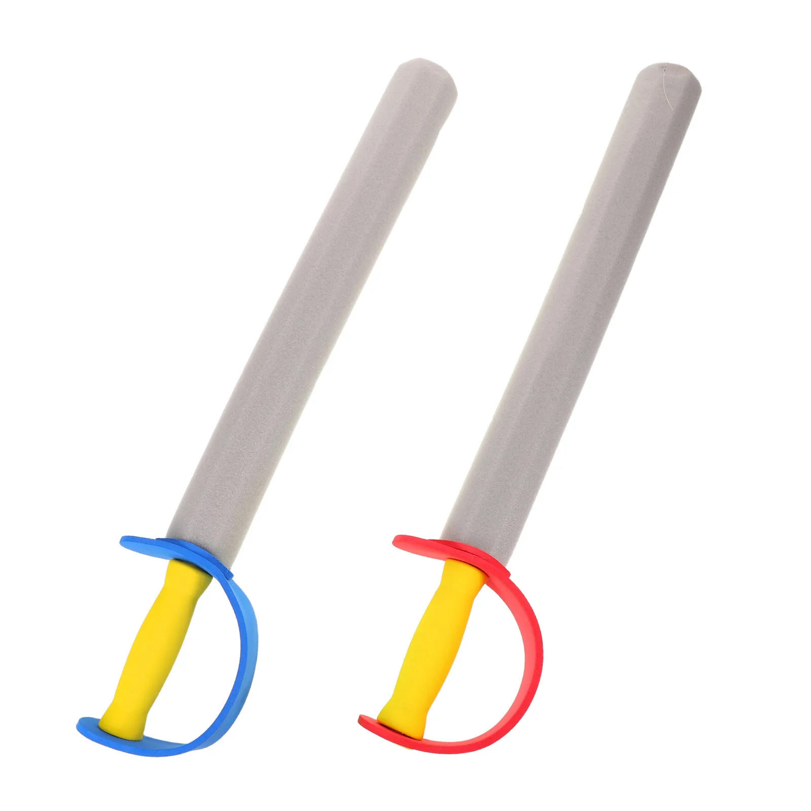 Accessoires d'épée en mousse pour enfants, 2 pièces, 54Cm, épées d'entraînement de Style médiéval aux couleurs vives pour cadeaux de fête, spectacles sur scène