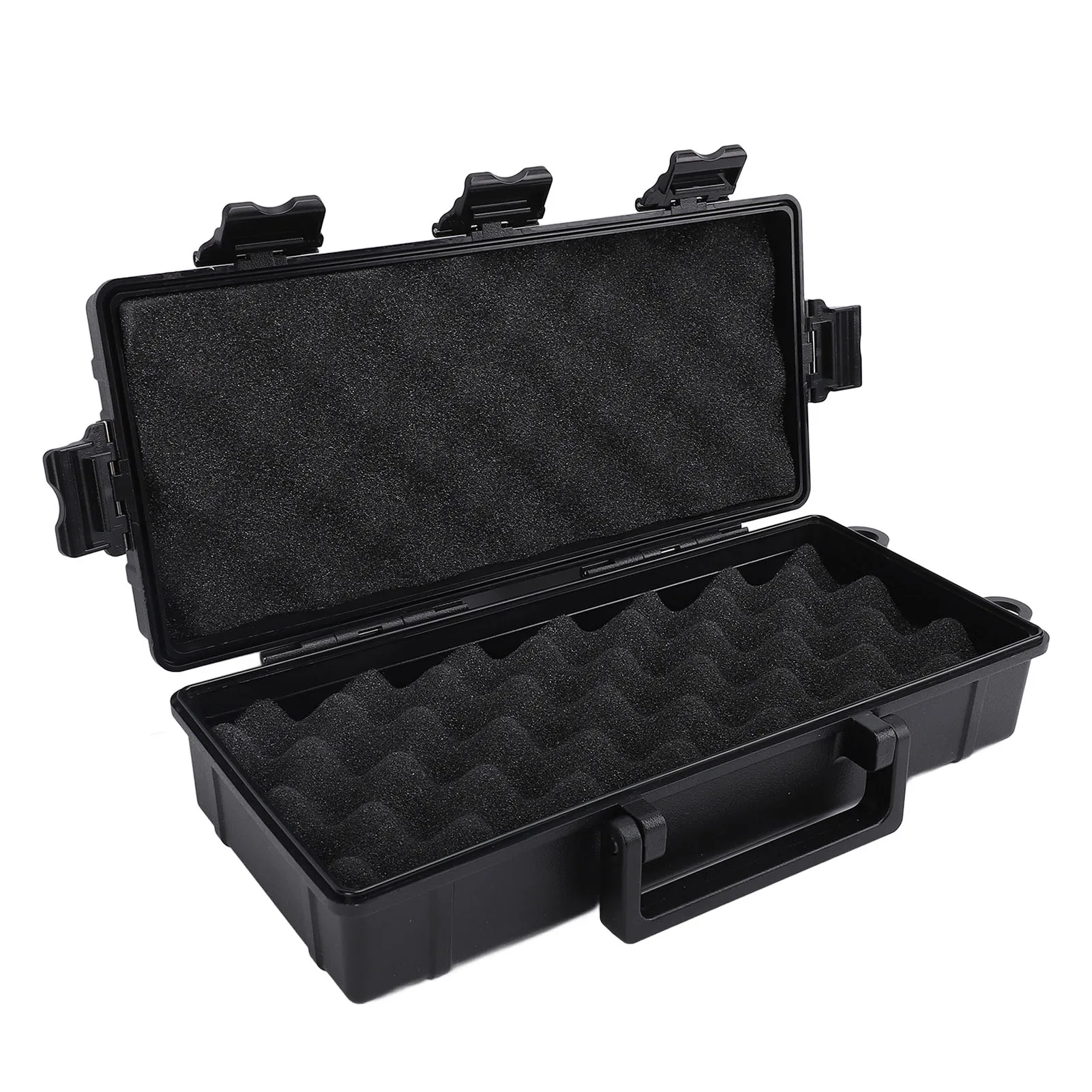 磁気キーボックス 28x12x7cm 車の下に隠すツールホルダー ポータブル収納オーガナイザー セキュリティラベル スペアキー用