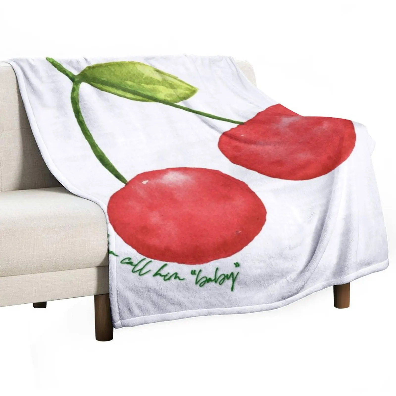 

cherry Throw Blanket for babies warm for winter Luxury Thicken Hairys Blankets