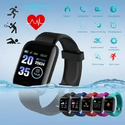 2022 116 PLUS Smart Uhr Männer Frauen Herz Rate Monitor Fitness Tracker Armband Uhr Bluetooth Call Wasserdichte Sport Smartwatch