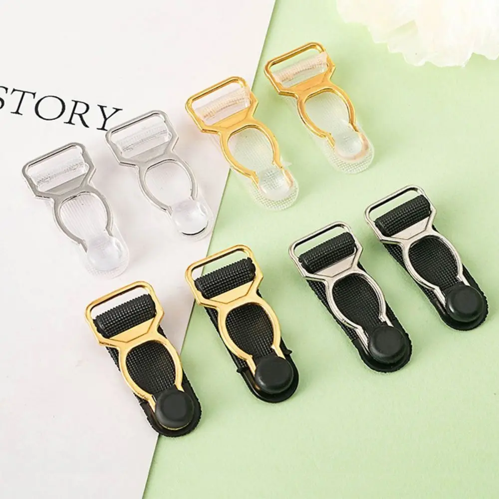 10pcs 10mm/12mm/18mm Corset Leg Garter Belt Clip Nylon Lightweight Hosiery Stocking Grips Black White Red Suspender Ends Hooks