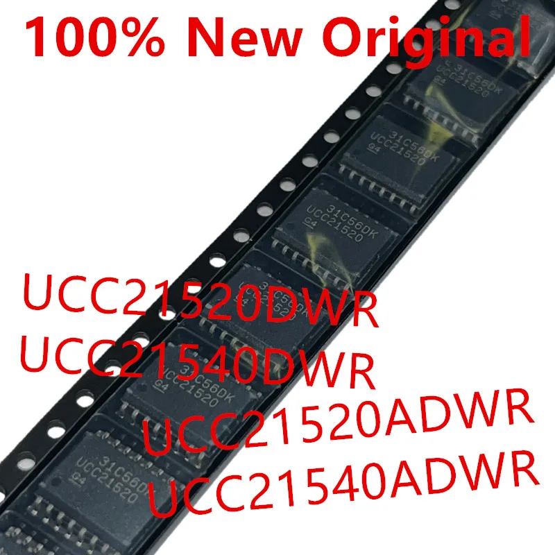 10 Stück UCC21520DWR, UCC21540DWR, UCC21520ADWR, UCC21540ADWR Neuer Gate-Treiberchip UCC21520, UCC21540, UCC21520A, UCC21540A