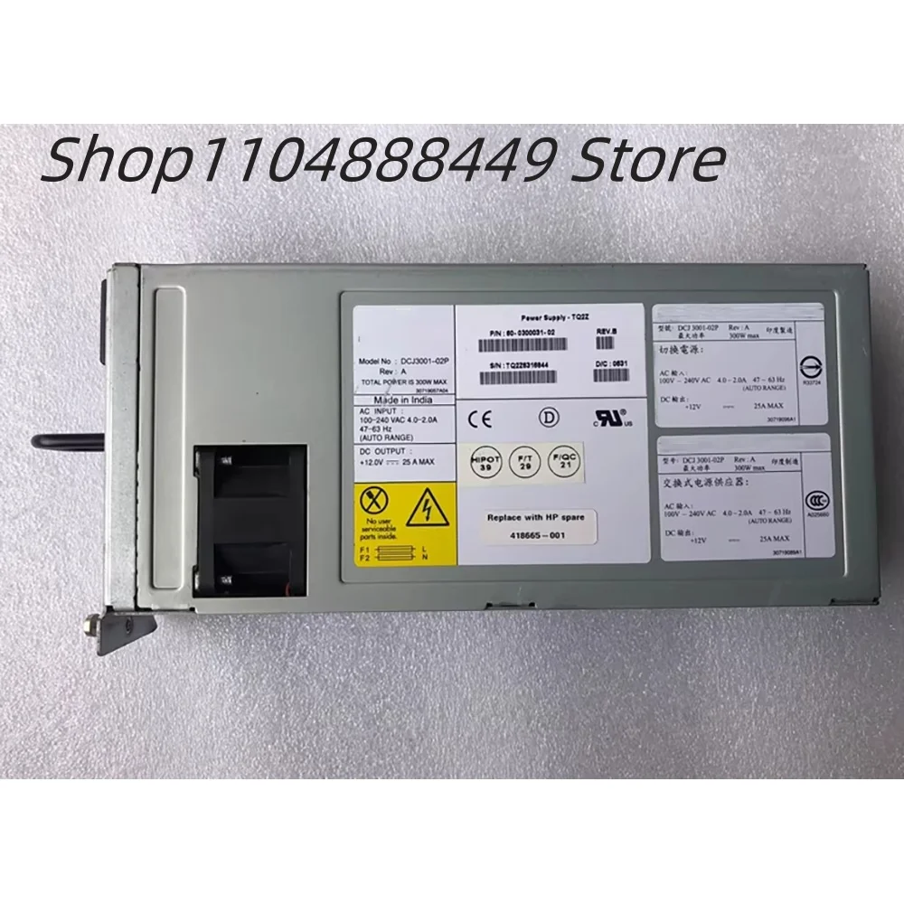 

FOR DCJ 3001-02P DCJ3001-02P 60-0300031-02 418665-001 power supply