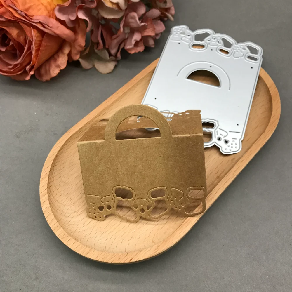 1pcs metal cutting dies cut die mold Socks Bag Handle Scrapbook paper craft blade punch stencils dies