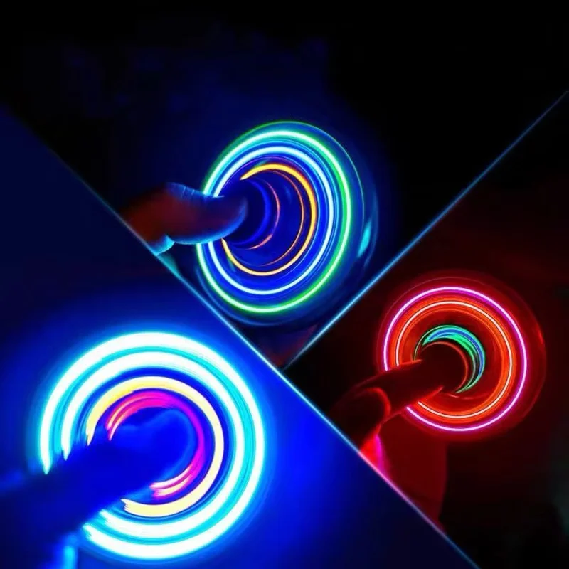NEW LED Flying UFO Spinner Fingertip, Upgrade Flight Helicopter Gyro Flyorb Hover Ball, Mini Drone Aircraft Toy, Christmas Gift